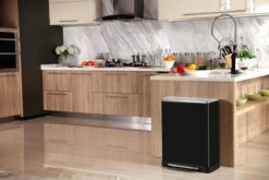 EKO E-Cube Prullenbak - 28+18 L - Zwart -Mepal shop 1200x800 57