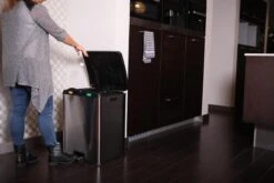 EKO Rejoice Prullenbak - 2x 30 L - Mat RVS -Mepal shop 1200x800 60