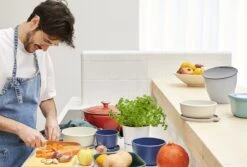 Mepal – Afvalbakje Calypso – Afvalbakje Voor Op Het Aanrecht - 2.2 Liter – Zilver – Grote Vulopening – Gemakkelijk Te Reinigen -Mepal shop 1200x809 3