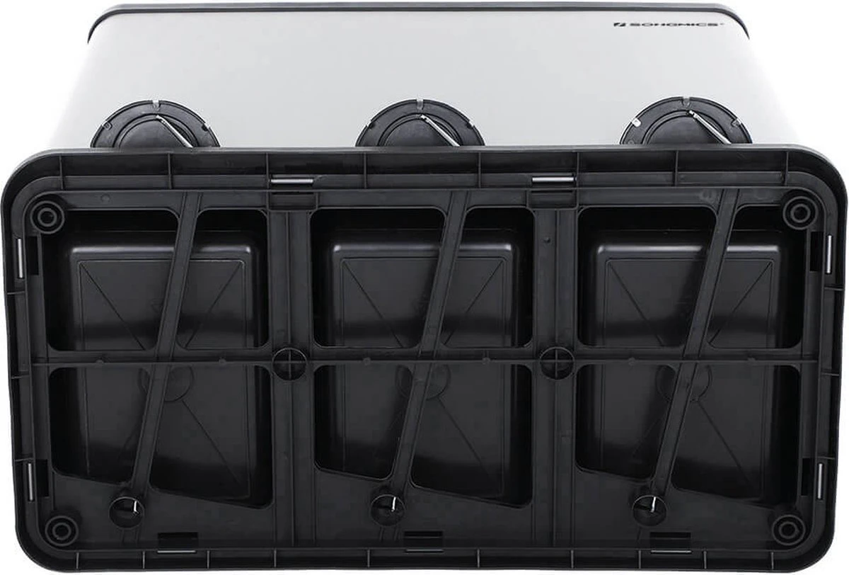 NumberOne® Afvalscheider Prullenbak 54 Liter (3 X 18 L) - Gemaakt Van Roestvrijstaal - Geurloos - Met Pedalen - Inclusief Binnenemmer 7 NumberOne® Afvalscheider Prullenbak 54 Liter (3 X 18 L) - Gemaakt Van Roestvrijstaal - Geurloos - Met Pedalen - Inclusief Binnenemmer - Afbeelding 5