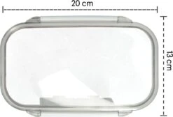 Homra Lunchbox STAQS Grey - Bento Box - 2 Laags Broodtrommel - 3 Compartimenten - Grijs - Lunch To Go - Duurzaam Kunststof - BPA Vrij - 3 Vaks Lunchtrommel Voor Volwassenen - Inclusief Bestek - Magnetron, Diepvries, Vaatwasser Bestendig - Vers Houden -Mepal shop 1200x818 2