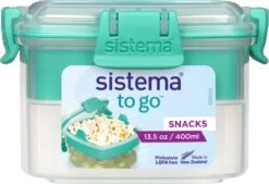 Sistema To Go - Vershouddoos - Snackdoos Minty Teal - 400ml -Mepal shop 1200x822 3