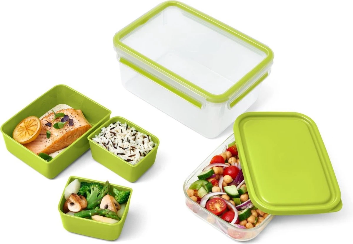 Tefal Masterseal To Go Lunchbox XL - 2,2L - Met Inlays 4 Tefal Masterseal To Go Lunchbox XL - 2,2L - Met Inlays - Afbeelding 2