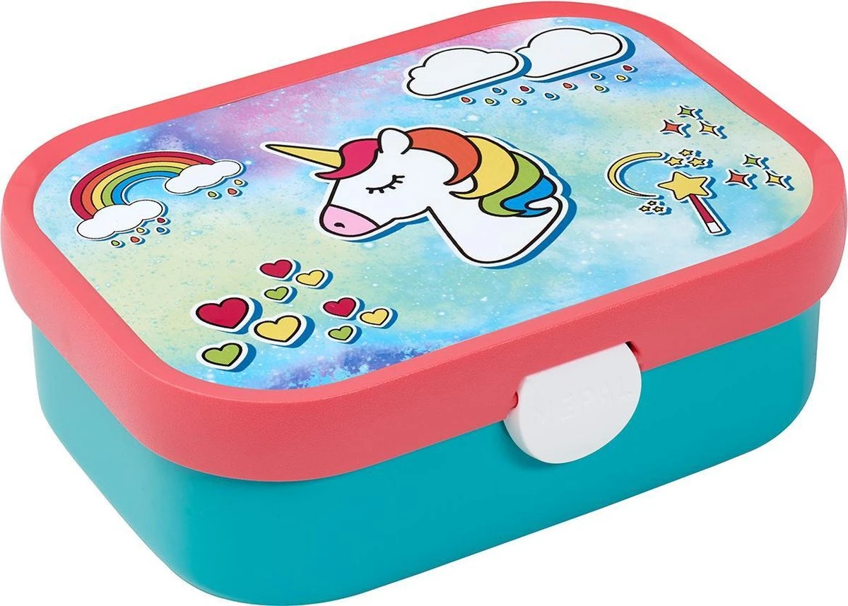 Mepal – Lunchset Campus (sb + Lb) – Schoolbeker En Broodtrommel Voor Kinderen – Unicorn – Bento Box - Lekvrij 4 Mepal – Lunchset Campus (sb + Lb) – Schoolbeker En Broodtrommel Voor Kinderen – Unicorn – Bento Box - Lekvrij - Afbeelding 2