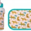 Mepal – Lunchset Campus (pu + Lb) – Pop-up Drinkfles En Broodtrommel Voor Kinderen – Leopard – Bento Box – Lekvrij