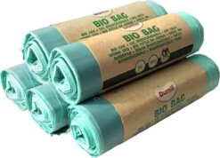 Biozakken 5 Liter Groen 35x37 Cm - 5 Rol à 10 Zakken