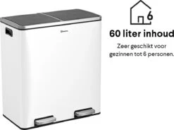Afvalscheidingsprullenbak 2 Vakken Wit – 60 L (2x30 Liter) Pedaalemmer Homra QUICKX – Design Duo Afvalemmer RVS - Afval Scheiden - Recycle Afvalbak - Hygiënisch Pedaal - Dubbele Vuilnisbak - Keuken Vuilbak - Kantoor Prullenbak 38 Afvalscheidingsprullenbak 2 Vakken Wit – 60 L (2x30 Liter) Pedaalemmer Homra QUICKX – Design Duo Afvalemmer RVS - Afval Scheiden - Recycle Afvalbak - Hygiënisch Pedaal - Dubbele Vuilnisbak - Keuken Vuilbak - Kantoor Prullenbak -Mepal shop 1200x896 4