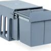 Relaxdays Inbouw Prullenbak Keuken - Uitschuifbare Vuilnissysteem - 3 Vakken - Grijs 1 Relaxdays Inbouw Prullenbak Keuken - Uitschuifbare Vuilnissysteem - 3 Vakken - Grijs -Mepal shop 1200x897