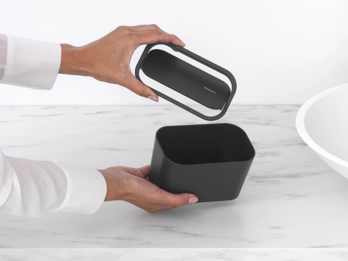 Brabantia MindSet Badkamer Afvalbakje - Dark Grey 7 Brabantia MindSet Badkamer Afvalbakje - Dark Grey - Afbeelding 5