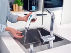 Leifheit Nemo - Set Raamreiniger En Badkamer Ruitenreiniger Met Gratis Wandhouder En Tweede Zuigmond -Mepal shop 1200x899 20