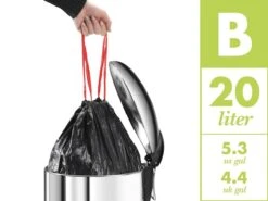 Hailo Öko Trio Plus Prullenbak - 3 X 9L - Zilver -Mepal shop 1200x899 50