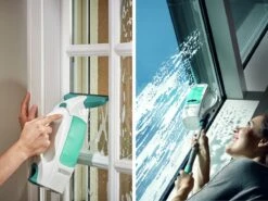 Leifheit Dry & Clean Ruitenreiniger Met Steel (43 Cm), Inwasser En Smalle Zuigmond (17 Cm) Click System -Mepal shop 1200x899 8