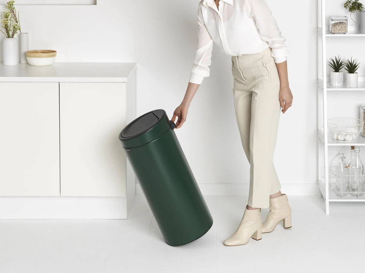 Brabantia Touch Bin Prullenbak - 30 L - Pine Green 13 Brabantia Touch Bin Prullenbak - 30 L - Pine Green - Afbeelding 11