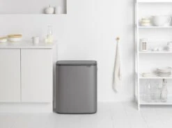 Brabantia Bo Touch Bin Prullenbak - 2 X 30 L - Platinum -Mepal shop 1200x900 104