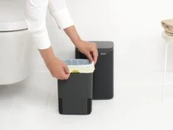 Brabantia Bo Prullenbak - 4 L - Matt Black -Mepal shop 1200x900 117