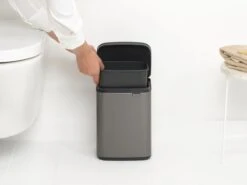 Brabantia Bo Prullenbak - 4 L - Platinum -Mepal shop 1200x900 123