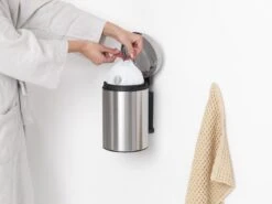 Brabantia NewIcon Wandprullenbak - 3 L - Matt Steel -Mepal shop 1200x900 133