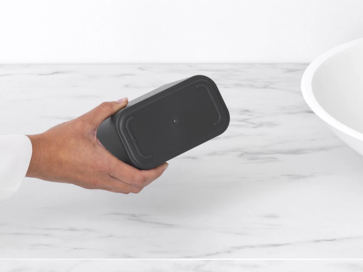 Brabantia MindSet Badkamer Afvalbakje - Dark Grey 6 Brabantia MindSet Badkamer Afvalbakje - Dark Grey - Afbeelding 4