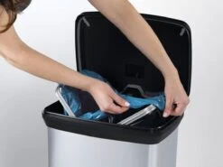 Curver Decobin Prullenbak- 50L - 39x29x72 Cm - Zilver Metallic 38 Curver Decobin Prullenbak- 50L - 39x29x72 Cm - Zilver Metallic -Mepal shop 1200x901 1