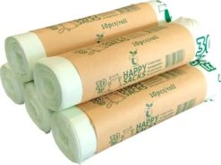 Happy Sacks Biozakken 30 Liter - 5 Rol à 10 Stuks