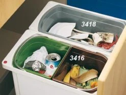 Hailo Duo-Automatic Inbouw Prullenbak - 16 L - Wit -Mepal shop 1200x905 5