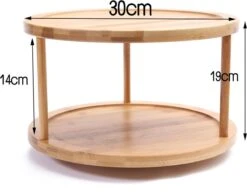Merkloos Decopatent® Kruidenrek / Fruitschaal Bamboe - Rond - Kruiden Carrousel - Draaibaar - Staand Bamboe Specerijenrek Draaiplateau - Fruitrek 16 Merkloos Decopatent® Kruidenrek / Fruitschaal Bamboe - Rond - Kruiden Carrousel - Draaibaar - Staand Bamboe Specerijenrek Draaiplateau - Fruitrek -Mepal shop 1200x931 6
