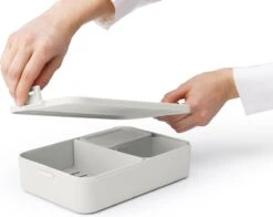 Brabantia Make & Take Bento Lunchbox Incl Bentobox - Large - Kunststof - Light Grey -Mepal shop 1200x952 5