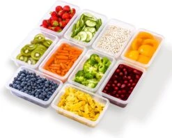 Vershoudbakjes - Meal Prep Bakjes - Lunchbox - Diepvriesbakjes - Vershouddoos - 5 Stuks - 1050ML - BPA Vrij - Stosh -Mepal shop 1200x960 5