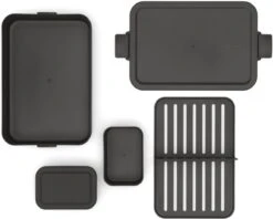 Brabantia Make & Take Bento Lunchbox Incl Bentobox - Large - Kunststof - Dark Grey -Mepal shop 1200x961 2