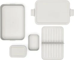 Brabantia Make & Take Bento Lunchbox Incl Bentobox - Large - Kunststof - Light Grey -Mepal shop 1200x965 2