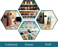 Empyrea Set Van 24 Luchtdichte Vershouddozen, Voorraad Bussen Opslag En Organisatie, Keuken En Voedselcontainer, Voorraadpotten Van Kunststof, BPA-vrij, 72 Etiketten, 3 Markers En 8 Lepels Meegeleverd | Keuken Organizer Voorraadcontainers 10 Empyrea Set Van 24 Luchtdichte Vershouddozen, Voorraad Bussen Opslag En Organisatie, Keuken En Voedselcontainer, Voorraadpotten Van Kunststof, BPA-vrij, 72 Etiketten, 3 Markers En 8 Lepels Meegeleverd | Keuken Organizer Voorraadcontainers -Mepal shop 1200x966 2