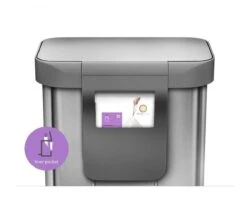 Simplehuman Rectangular - Prullenbak - 55 Liter Inhoud - Met Soft Close Deksel - RVS -Mepal shop 1200x978 2