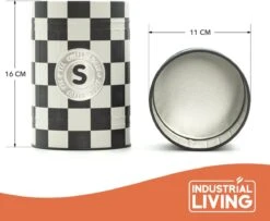 Industrial Living Voorraadblikken – Voorraadbussen Koffie Thee Suiker – Bewaarblik – Checkerboard – Voorraadpot Geblokt Voor Koek – Metaal - Set Van 3 – Zwart - Wit 6 Industrial Living Voorraadblikken – Voorraadbussen Koffie Thee Suiker – Bewaarblik – Checkerboard – Voorraadpot Geblokt Voor Koek – Metaal - Set Van 3 – Zwart - Wit -Mepal shop 1200x984 5