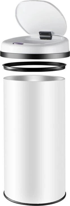 Monzana Prullenbak 56 Liter Inhoud - Met Sensor - RVS Wit 22 Monzana Prullenbak 56 Liter Inhoud - Met Sensor - RVS Wit -Mepal shop 412x1200 1