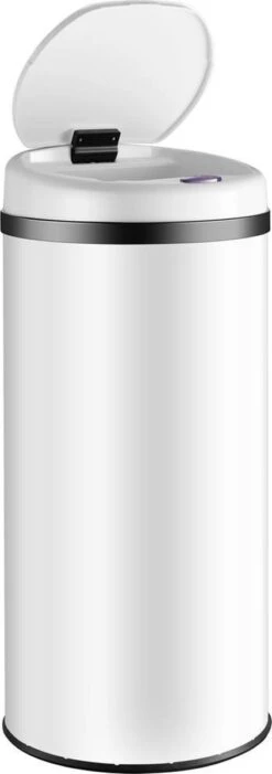 Monzana Prullenbak 56 Liter Inhoud - Met Sensor - RVS Wit 30 Monzana Prullenbak 56 Liter Inhoud - Met Sensor - RVS Wit -Mepal shop 423x1200 2