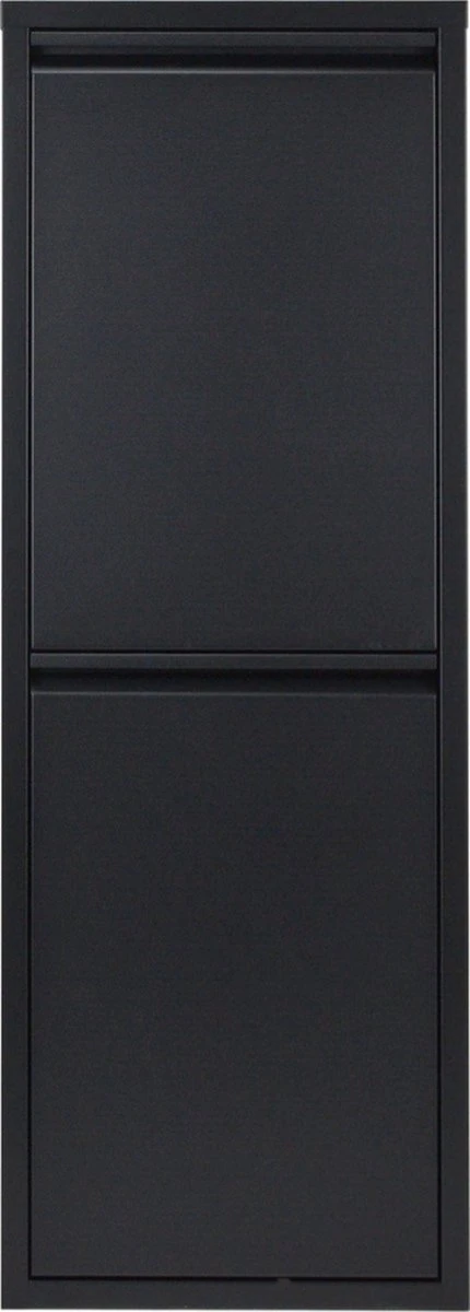 Metalen Prullenbak Van Naturn Living | Prullenbak Afvalscheiding 2 Containers | Vuilnisbak | Prullenbakken | Afvalbak | Mat Zwart 6 Metalen Prullenbak Van Naturn Living | Prullenbak Afvalscheiding 2 Containers | Vuilnisbak | Prullenbakken | Afvalbak | Mat Zwart - Afbeelding 4