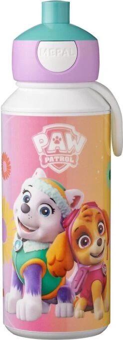 Mepal Paw Patrol Girls Voordeelset Lunchbox & Pop-up Fles -Mepal shop 435x1200 2