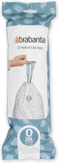 Brabantia PerfectFit Vuilniszakken - 30 L - Code O - 6 Rollen X 20 Stuks -Mepal shop 439x1200 1