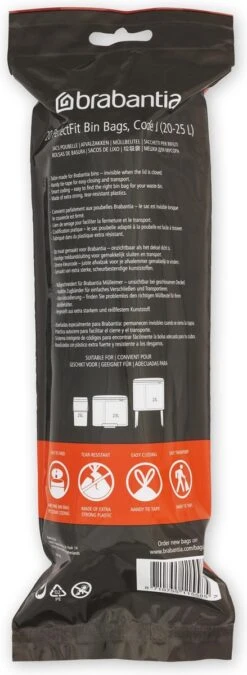 Brabantia PerfectFit Vuilniszakken - 20 - 25 L - Code J - 6 Rollen X 20 Stuks 14 Brabantia PerfectFit Vuilniszakken - 20 - 25 L - Code J - 6 Rollen X 20 Stuks -Mepal shop 439x1200