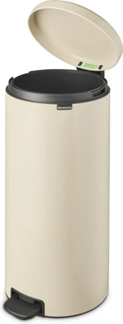 Brabantia NewIcon Prullenbak - 30 L - Soft Beige -Mepal shop 459x1200 1