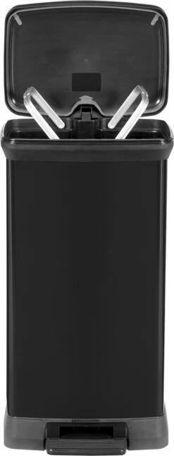 Curver Decobin Prullenbak- 50L - 39x29x72 Cm - Zilver Metallic 31 Curver Decobin Prullenbak- 50L - 39x29x72 Cm - Zilver Metallic -Mepal shop 459x1200