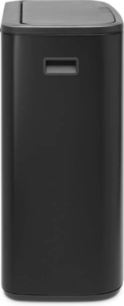 Brabantia Bo Touch Bin Prullenbak - 2 X 30 L - Matt Black -Mepal shop 490x1200 2