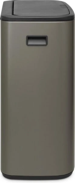 Brabantia Bo Touch Bin Prullenbak - 2 X 30 L - Platinum -Mepal shop 492x1200 3