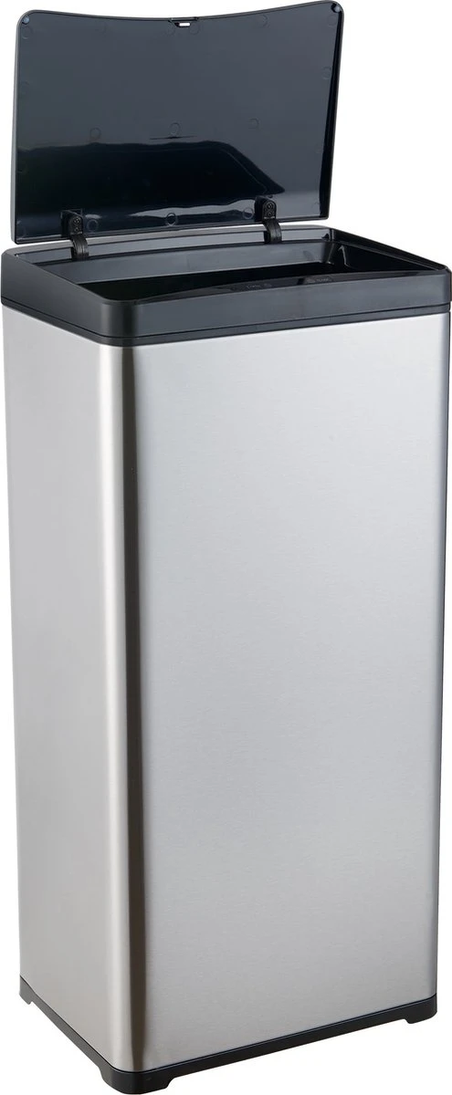 MOA Sensor Prullenbak - 50 Liter - RVS & Duurzaam ABS - Non-slip - Geruisloze Deksel - Vertraagd Sluiten Modus - Stainless - SB02S 12 MOA Sensor Prullenbak - 50 Liter - RVS & Duurzaam ABS - Non-slip - Geruisloze Deksel - Vertraagd Sluiten Modus - Stainless - SB02S - Afbeelding 10