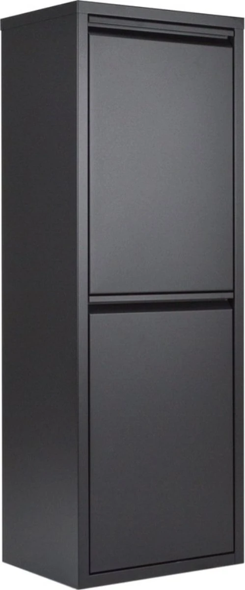 Metalen Prullenbak Van Naturn Living | Prullenbak Afvalscheiding 2 Containers | Vuilnisbak | Prullenbakken | Afvalbak | Mat Zwart 4 Metalen Prullenbak Van Naturn Living | Prullenbak Afvalscheiding 2 Containers | Vuilnisbak | Prullenbakken | Afvalbak | Mat Zwart - Afbeelding 2