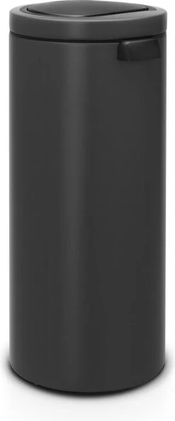 Brabantia Touch Bin Flat Top 30L - Infinite Grey - Met Speciale Structuurlak - Special Edition -Mepal shop 500x1200 5