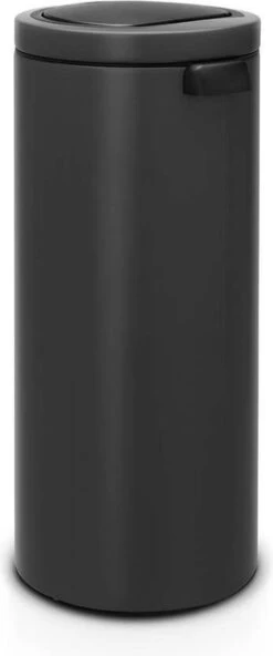 Brabantia Touch Bin Flat Top 30L - Infinite Grey - Met Speciale Structuurlak - Special Edition -Mepal shop 501x1200 1