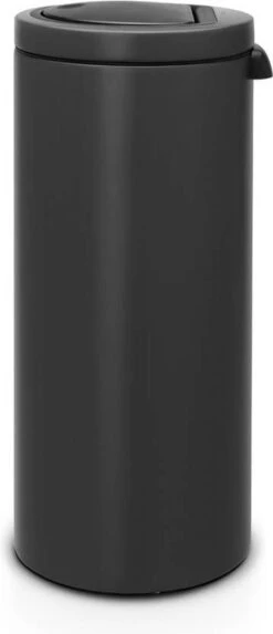 Brabantia Touch Bin Flat Top 30L - Infinite Grey - Met Speciale Structuurlak - Special Edition -Mepal shop 517x1200 1