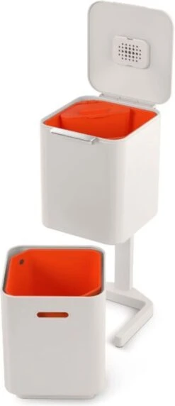 Joseph Joseph Intelligent Waste Prullenbak Totem 2.0 Compact Recycler - 40 L - Stone 22 Joseph Joseph Intelligent Waste Prullenbak Totem 2.0 Compact Recycler - 40 L - Stone -Mepal shop 518x1200 1