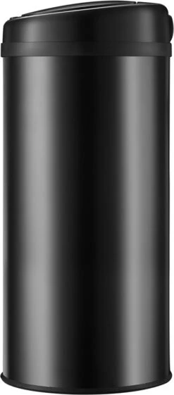 Monzana Prullenbak 56 Liter Inhoud - Met Sensor - RVS Zwart -Mepal shop 528x1200